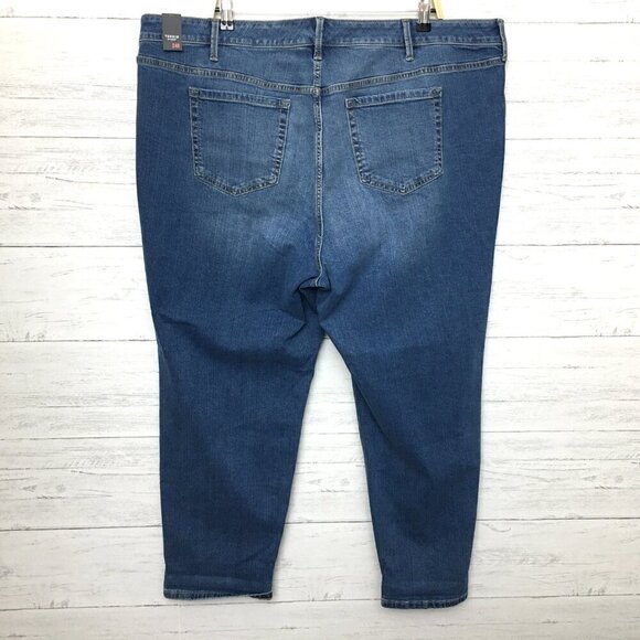 NEW Torrid Women's Jeans Perfect Boyfriend Ankle Stretch size 24 length 28" - Picture 2 of 9